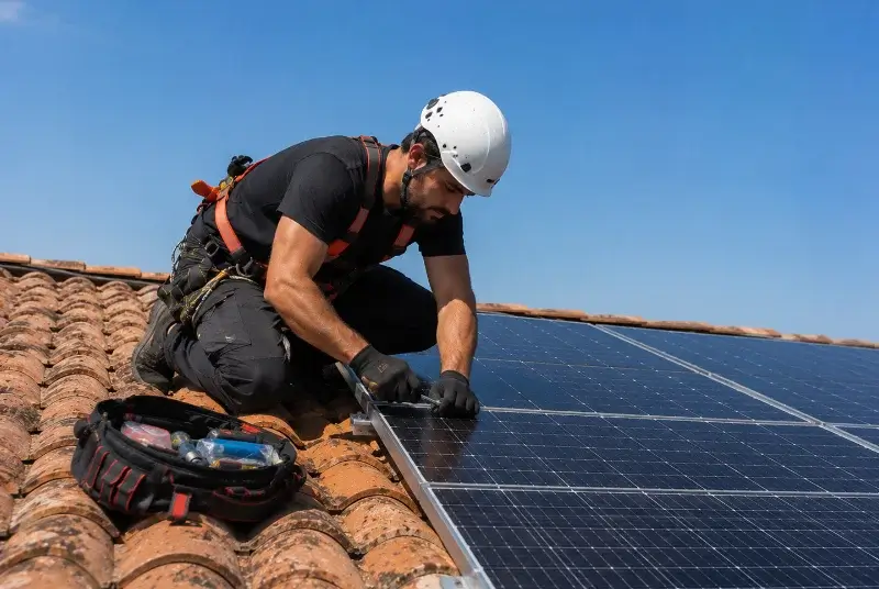 Maintenance et monitoring de panneaux solaires à Nissan-lez-Enserune